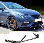 Seat Leon MK3/MK3.5 2013-2020 LENZ Design 3 Pieces Front Splitter | Gloss Black