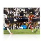 Lamine Yamal Signed Spain Football Photo: EURO Semi-Final