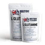 L-Glutamine 1700mg – Free Form Amino Acid in Clean Label Vegan Capsules