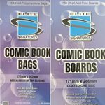 Current Size Resealable Comic Book Bags  & Boards-Elite Signatures 100pack