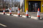 NEW DESIGN ONE PIECE TRAFFIC CONES - HEAVY DUTY 750 MM HIGH 5 TO 200 PACK SIZES