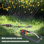 🔥NEW Garden Water Sprinkler Lawn Rotating Oscillating Sprayer Grass Watering