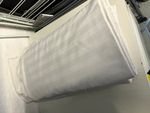 Ex hotel king-size duvet cover - satin stripe - pack of 5