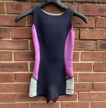 Patagonia Women’s Girls Shortie Wetsuit Navy Purple Grey Size 4 (US size)