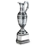 R4US Golf Painted Silver Claret Jug Trophy Award - 12in Personalised