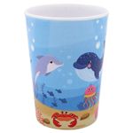 Kids Cup Blue Mug Sea Life Toddlers Boys Girls Children Tableware Food Safe