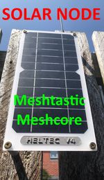 HELTEC V4 SOLAR  NODE / RPEATER ESP32 S3 Lora,  MESHTASTIC - MESHCORE