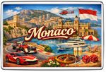 Monaco Grand Prix Monte Carlo Casino Yacht Fridge Magnet Travel Souvenir Gift
