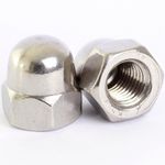 M3 M4 M5 M6 M8 M10 M12 A2 STAINLESS STEEL DOME NUTS HEX DOMED NUTS