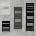 Designer Flat Panel Straight Towel Rail Bathroom Radiator Warmer Heating Rads
