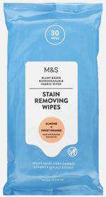 M&S Stain Removing Wipes 225g Fabric Spills Remover Marks Biodegradable