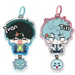 ALIEN STAGE IVAN TILL Cosplay Keychain Acrylic Bag Pendant Key Chains Keyrings