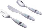 Exzact 3 6 PCS Children's Cutlery Set Stainless Steel Kids Toddler Baby Love