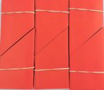 96 Red Christmas Cracker/Party Crown Hats Quality 50gsm printed paper