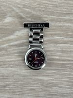 Vintage Ingersoll Nurses/Doctor's Fob Watch Quartz Stainless Steel Brooch
