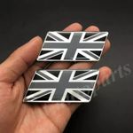 2PCS Union Jack UK Flag Car Trunk Emblem Badge Motorcycle Fuel Fairing Sticker