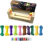DIY Bracelet Making Kit: Paracord Weaving with Jig Maker & Colorful Supplies