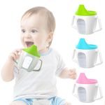 Baby Learning Drinking Cup Cute Water Bottle with Double Handle Leakproof Cup UK