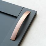 20x Kitchen Cupboard Handles 160mm Brushed Copper Bridge Cabinet Door Drawer