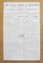 ASTON VILLA v BIRMINGHAM CITY Friendly 1947/1948 *Good Cond Football Programme*