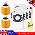 Dust Bag Filter Accessories Kit for Karcher WD2 Plus WD3 WD3P MV3 WD 3 Battery