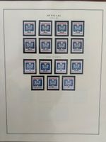 COMPLETE MNH 1983-2001 US OFFICIAL COILS/PAIRS ON SCOTT PAGES/MOUNTS - 57 STAMPS