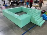 Mint Green Ball Pit With Slide