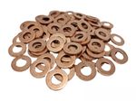 Copper Sealing Washers Metric - M4 M6 M8 M10 M12 M14 M16 M20 Flat Seal Washer