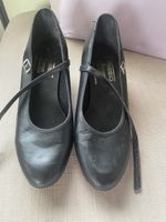 Black Leather Ballroom Dance Shoes By Freed Size 4 1/2