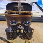 Vintage Binoculars Ross London 1922 prismatic No3 MK2 with case and strap