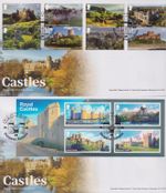 GB FDC 2026 CASTLES PAIR OF FDC's STAMPS & MINISHEET *SPECIAL PRICE*