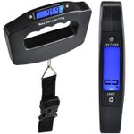 50KG DIGITAL TRAVEL PORTABLE HANDHELD WEIGHING LUGGAGE SCALES SUITCASE BAG