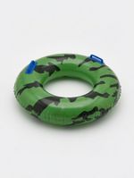 Inflatable Turbo Swim Ring & Handles Beach Pool Float Swimming Lounger 75cm
