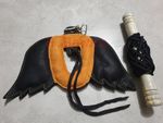 Falconry Lure Leather Bat Lure with Wooden Creance & 5m Line Light Weight Lure