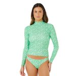 Rip Curl Womens Surf Side UPF Long Sleeve Rash Vest