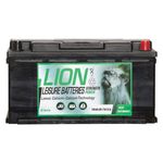 610 Sealed Leisure Battery Low Box 12V 100Ah 750cca 0/1 B13 2 Year Warranty Lion