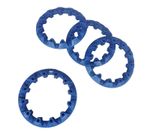 Wheel Rim Wheel Cover Blue 4X for 8 Inch Quad Rims ATV HMParts