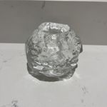 Kosta Boda Snowball Votive Tea Light Candle Holder Swedish Glass 8.5cm Tall