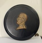 Antique Coppered Bronze Bas Relief Of Lord Kitchener