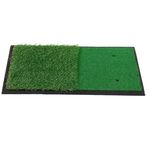 2 turf golf Anti Slip rubber mat for indoor & outdoor prectice with 2 tee holes