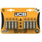 Super Alkaline Batteries AA 8 Per Card Box 12 Practical Everyday Use