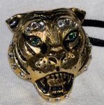 2019 Adlers Krewe of Atlanteans Pin Pendant Mardi Gras Krewe Favor Tiger Face