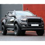 6Pcs Black Wide Wheel Arches Fender Flares Body Kit For 2016-2018 Ford Ranger T7