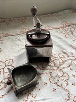 Antique Peugeot Freres Coffee Grinder Chrome Bakelite Wood