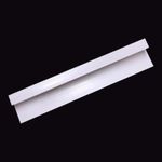 White 10mm End Cap Trim For Shower Wet Wall Panels Bathroom Cladding PVC 2.4m