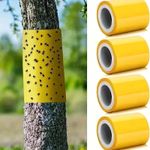 1 Roll Double-Sided Sticky Insect Barrier Tape for Trees Garden Pest Control UK
