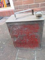 Vintage Shell Motor Spirit 2 Gallon Fuel 