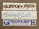 3 Vintage NOS 80’s GORDON & SMITH SURFBOARDS SKATEBOARDS Lg 12” Decal Stickers