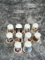 Thimbles Collection Porcelain Ceramic Royal Family England Bundle Used