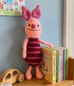 NEW Piglet From Winnie The Pooh, Acrylic Yarn Amigurumi Room Decor Gift